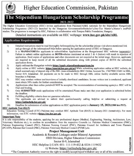 Stipendium Hungaricum Scholarship Programme - Pakistan | Embassy of Hungary Islamabad