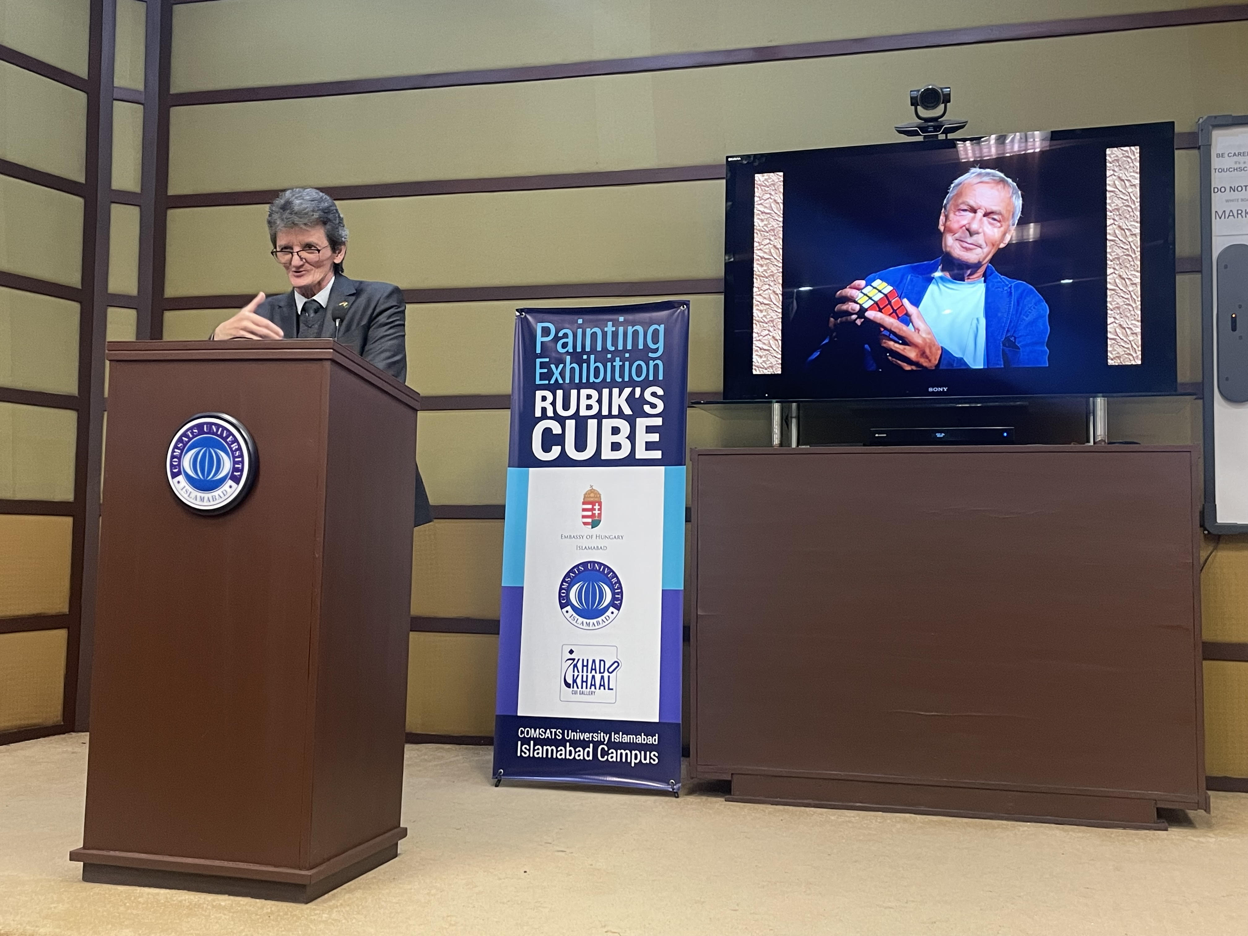 Art competition on the occasion of the 50th anniversary of the invention of Rubik's Cube 